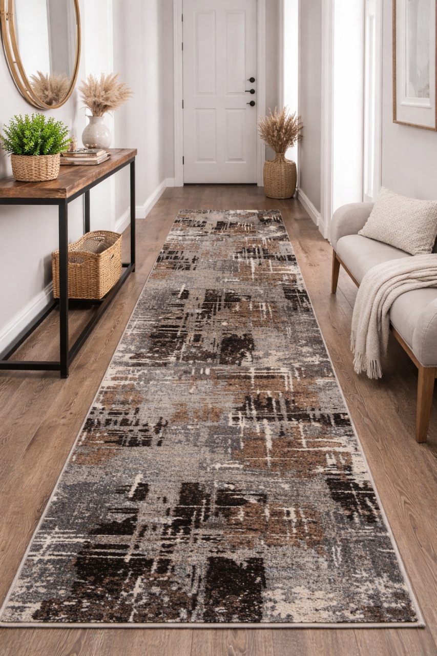 Covor Traversa, Mira, Gri, 200x1000 cm, Delta 24037