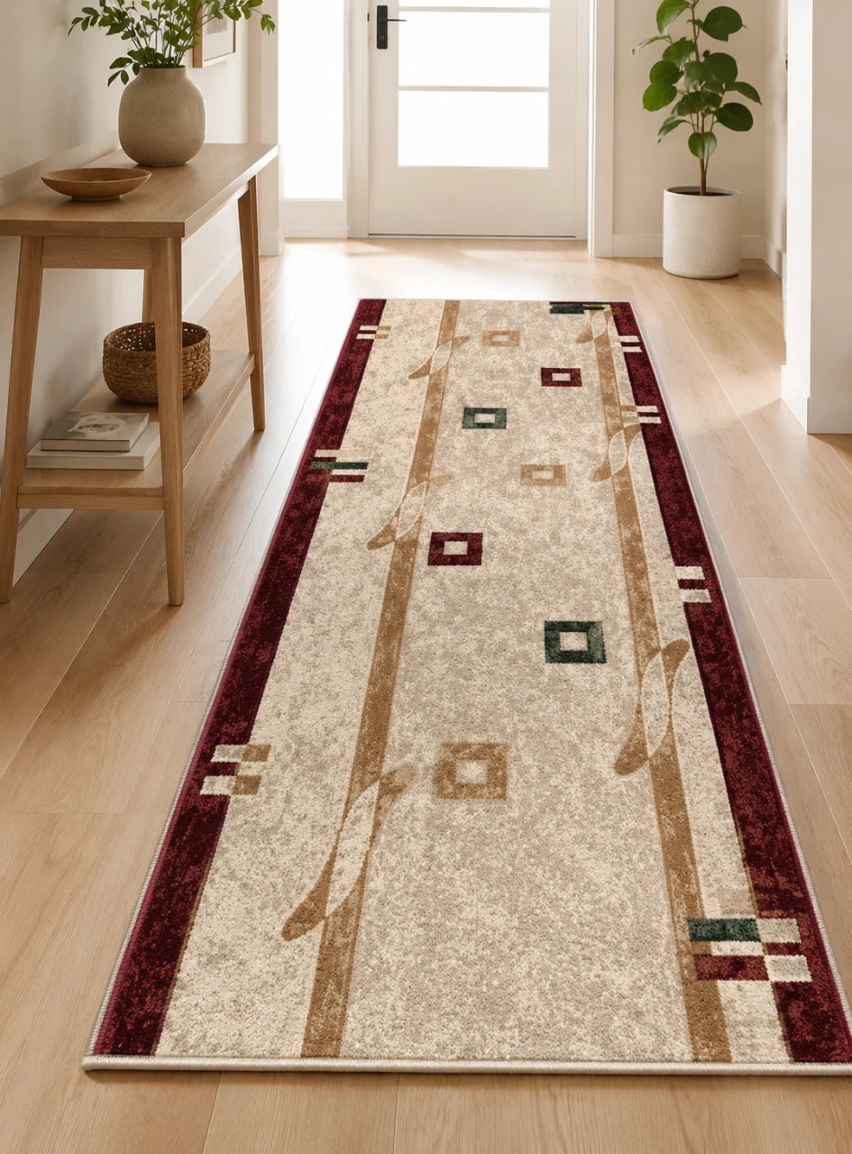 Covor Traversa, Reado, Crem, 80x800 cm, Delta 579
