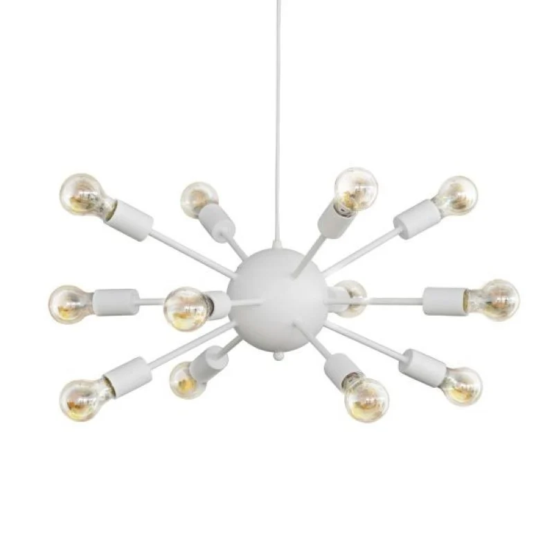 Lustra Ponile metal alb 52x52x100 cm