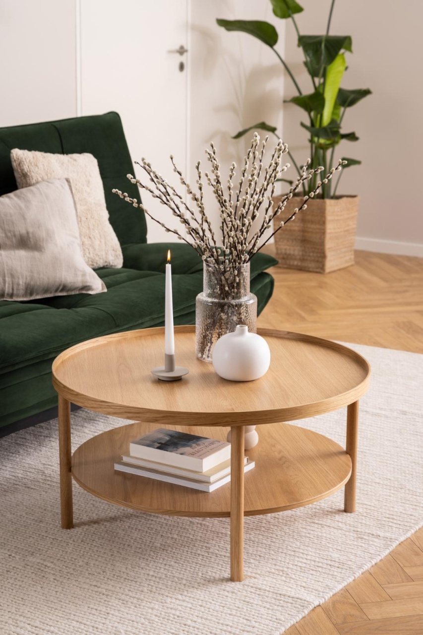 Masuta de cafea Banbury, Natural, 42x80x80 cm