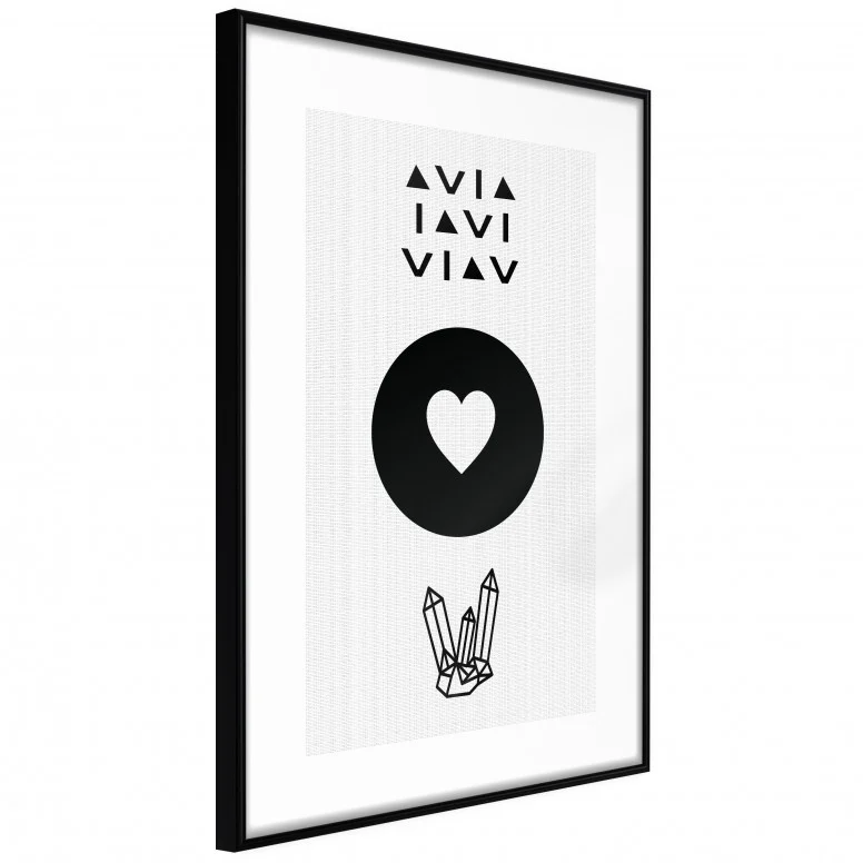 Poster - Kindness, cu Ramă neagră, 30x45 cm