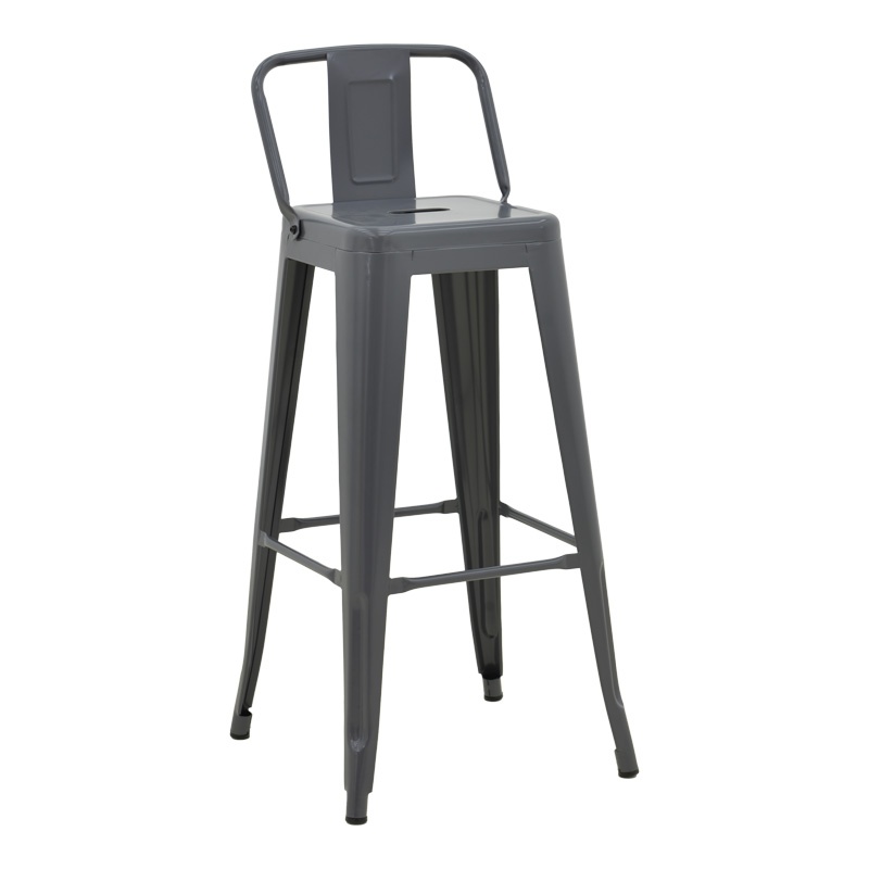 Scaun de bar Utopia Gri 42x42x97 cm