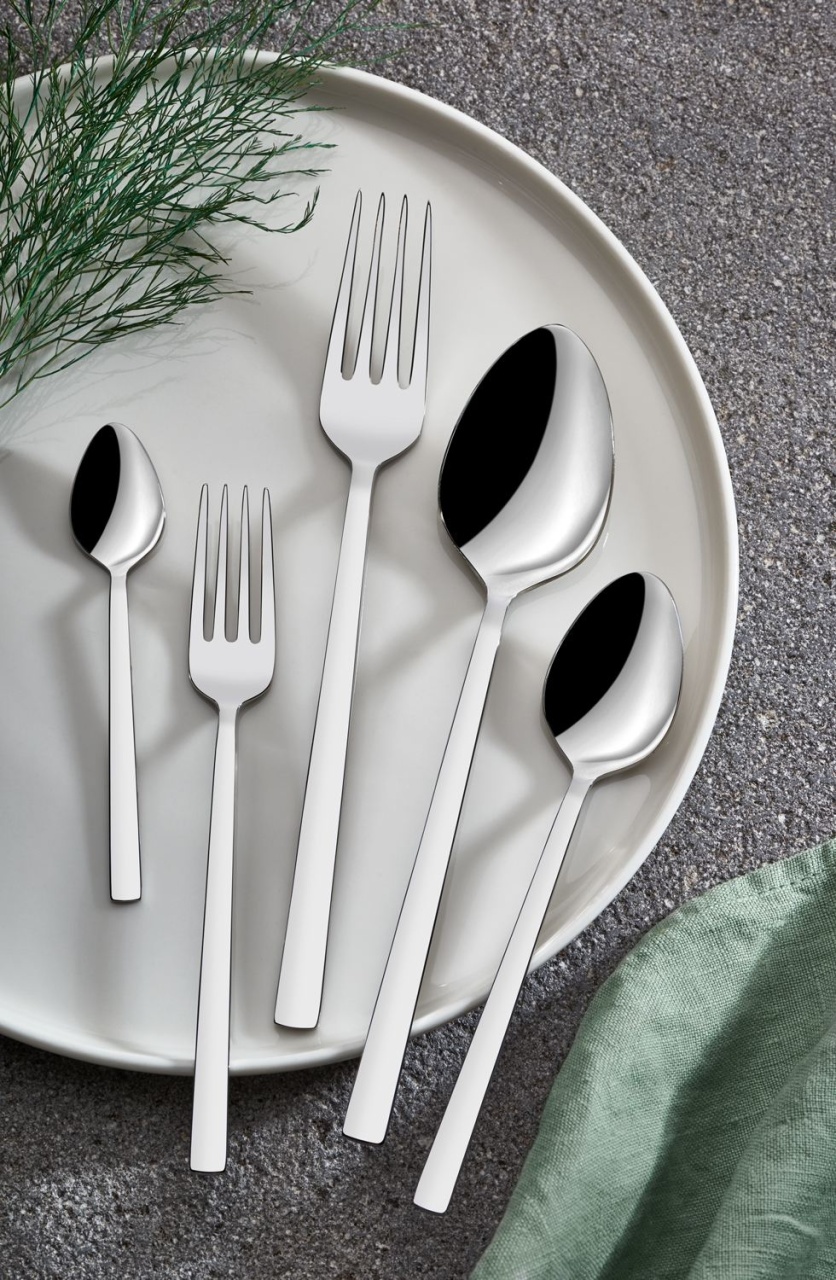 Set tacamuri 30 bucati Deniz30 Crom 21x4.2 cm