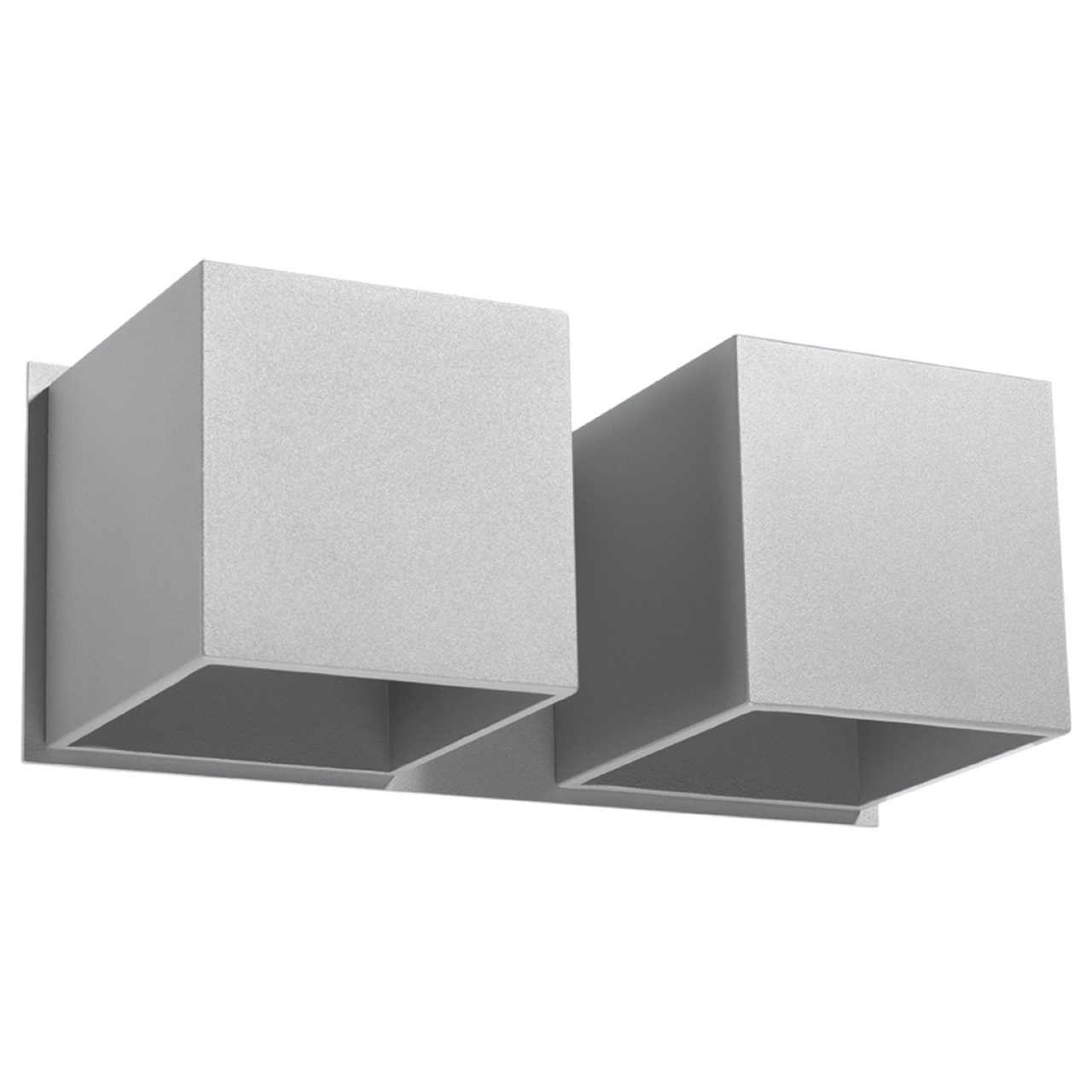 Aplica perete Quad Gri 26x12x11 cm