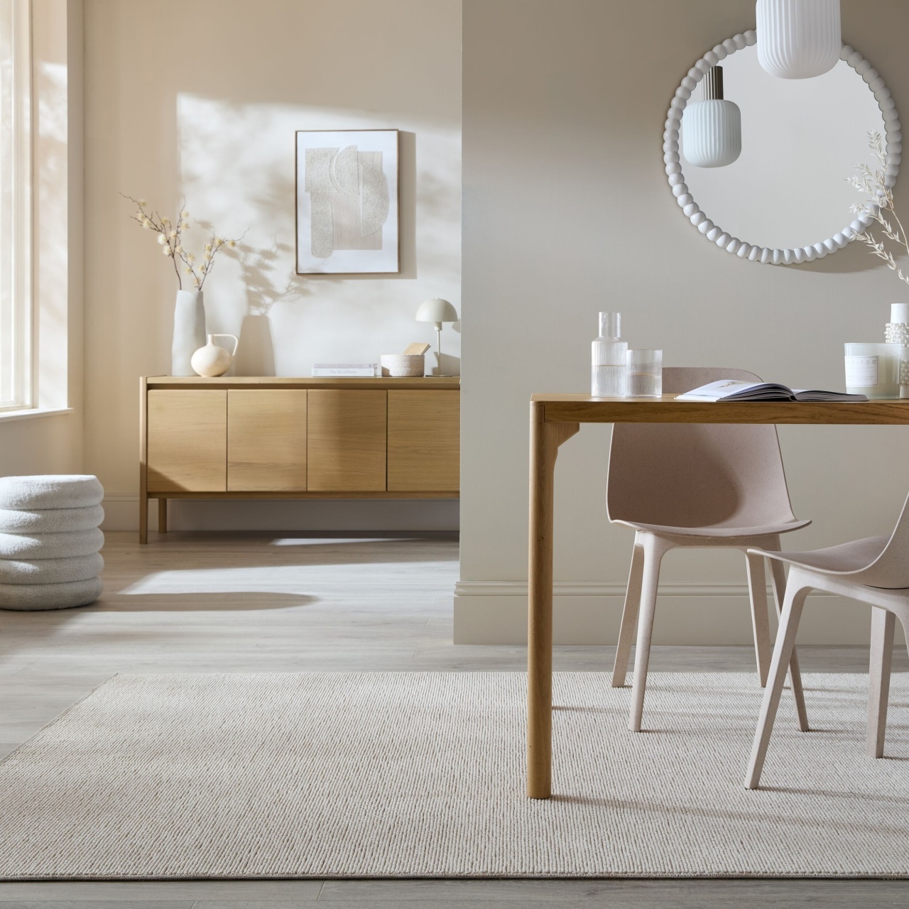 Covor Linear Washable Gri 140x194 cm