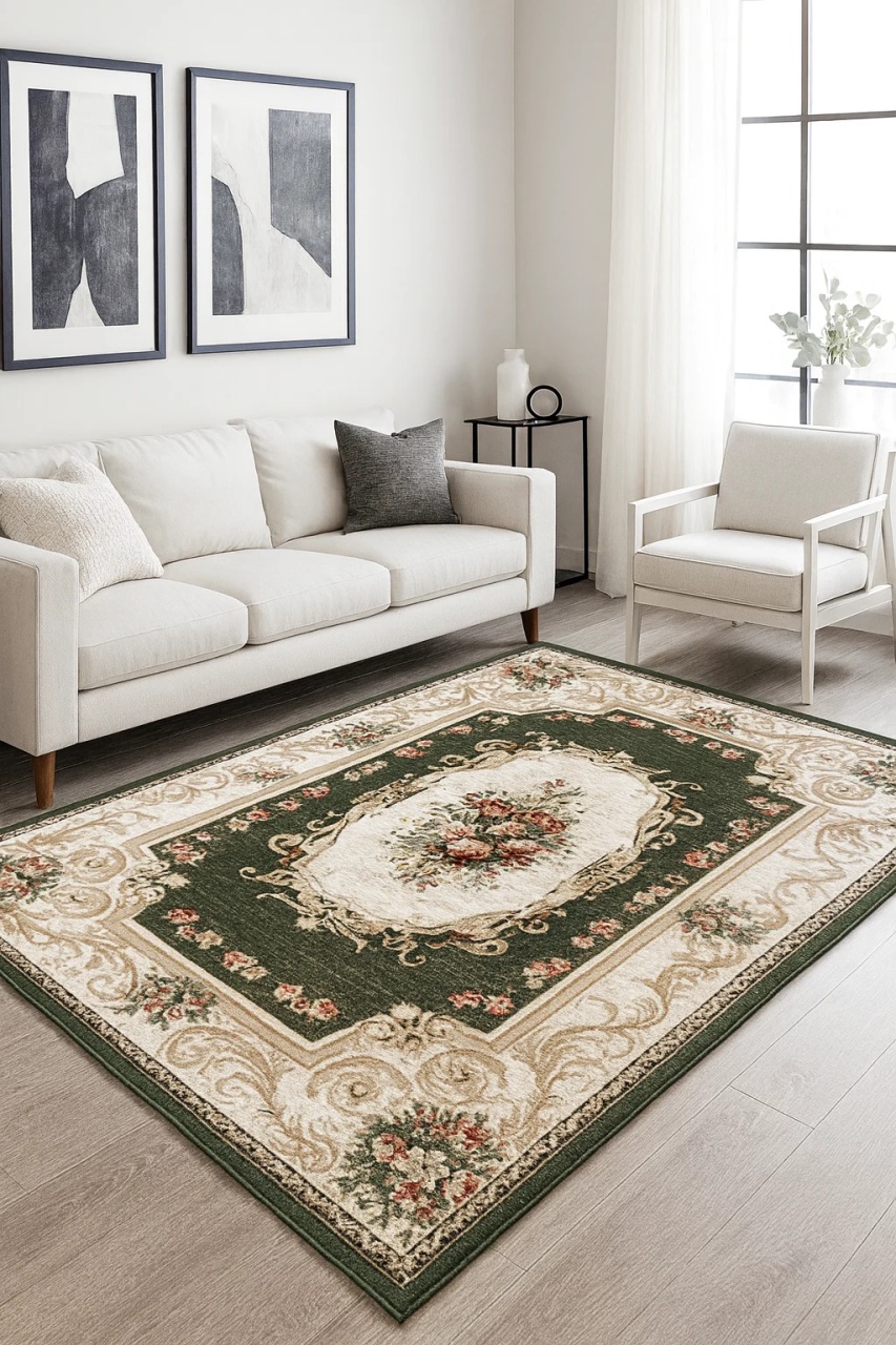 Covor, Lotos, Verde, 120x200 cm, Delta Lotos 535 310