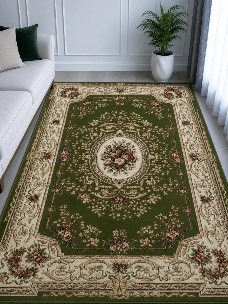 Covor, Lotos, Verde, 60x110 cm, Delta 568 310