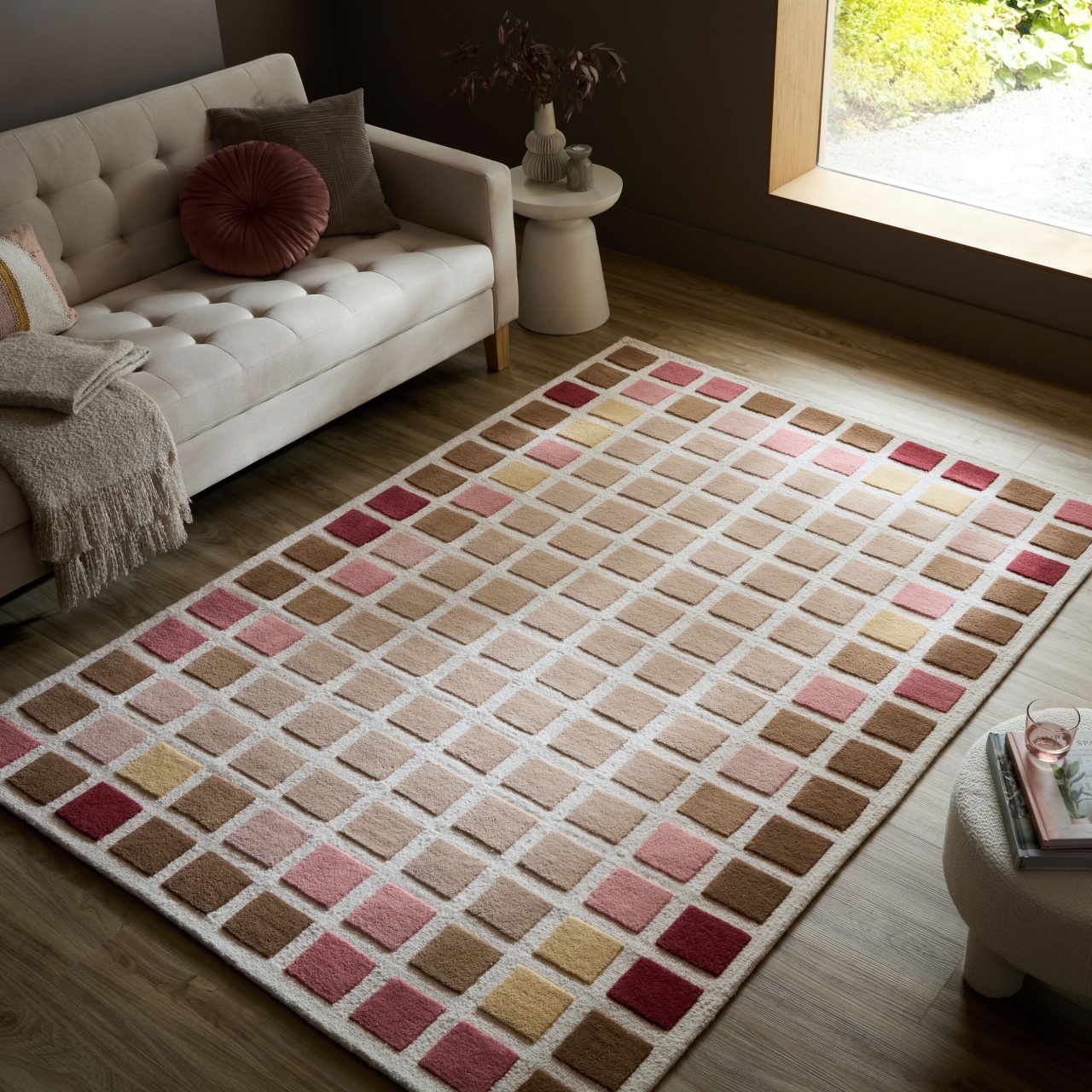Covor Renga Wool Roz 160x230 cm