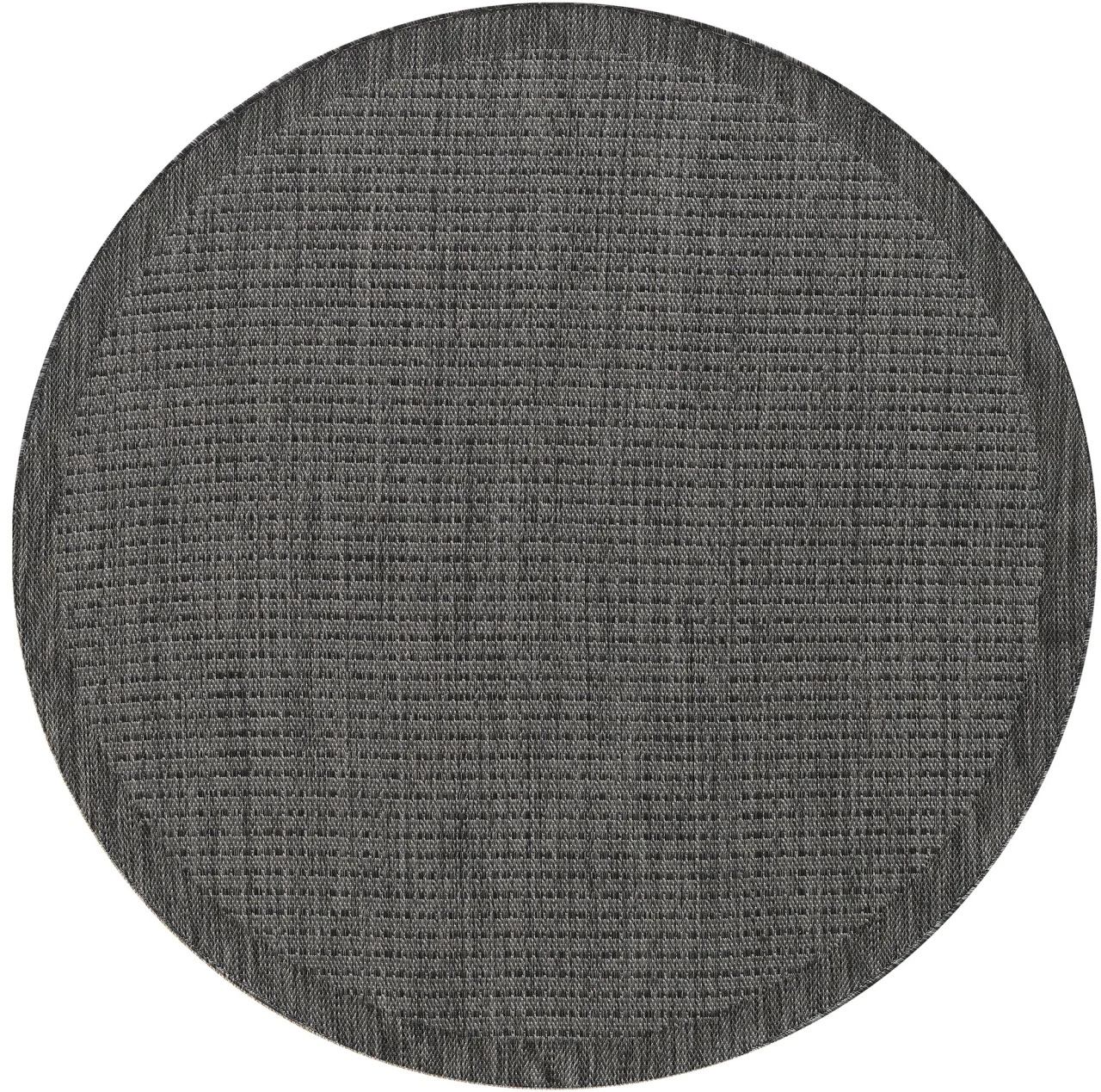 Covor rotund Giza Negru 160x160 cm