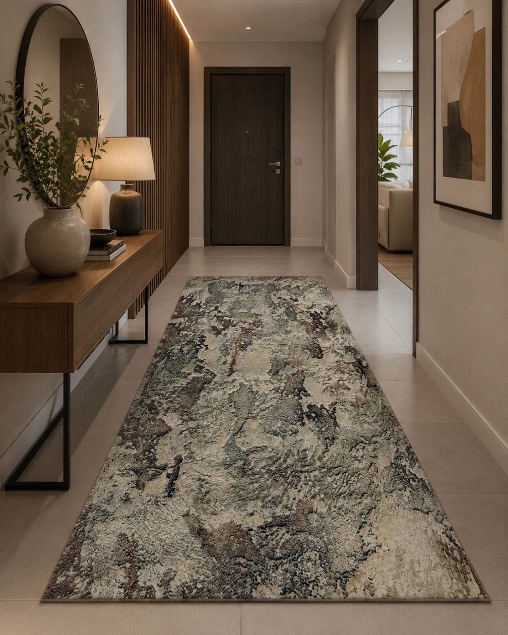 Covor Traversa, Anny, Maro, 145x600 cm, Delta 33020