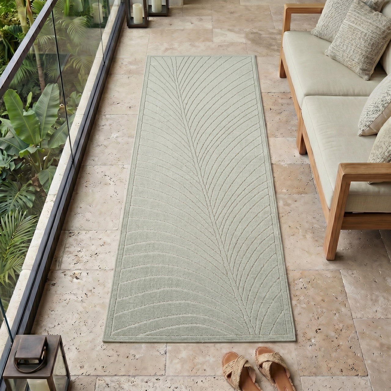Covor Traversa NOVA V4 Verde 80x250 cm