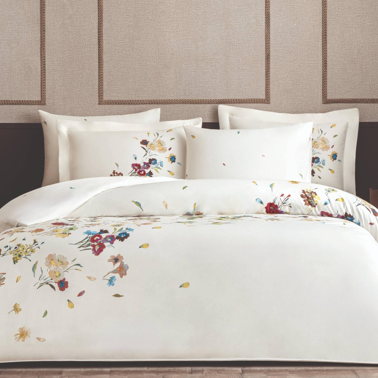 Lenjerie Luce White King Size (Bumbac Egiptean)