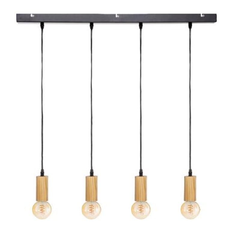 Lustra cu patru lumini Nat, E27, 80x6x110 cm