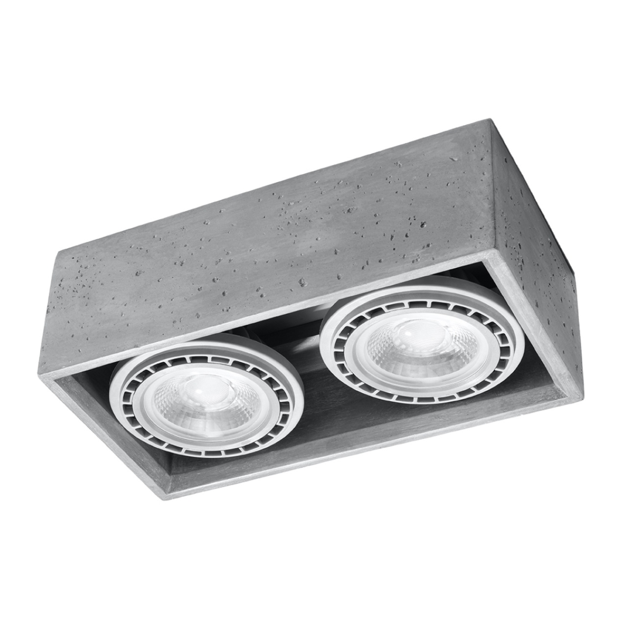 Lustra Quatro din beton Gri 27x14x9 cm