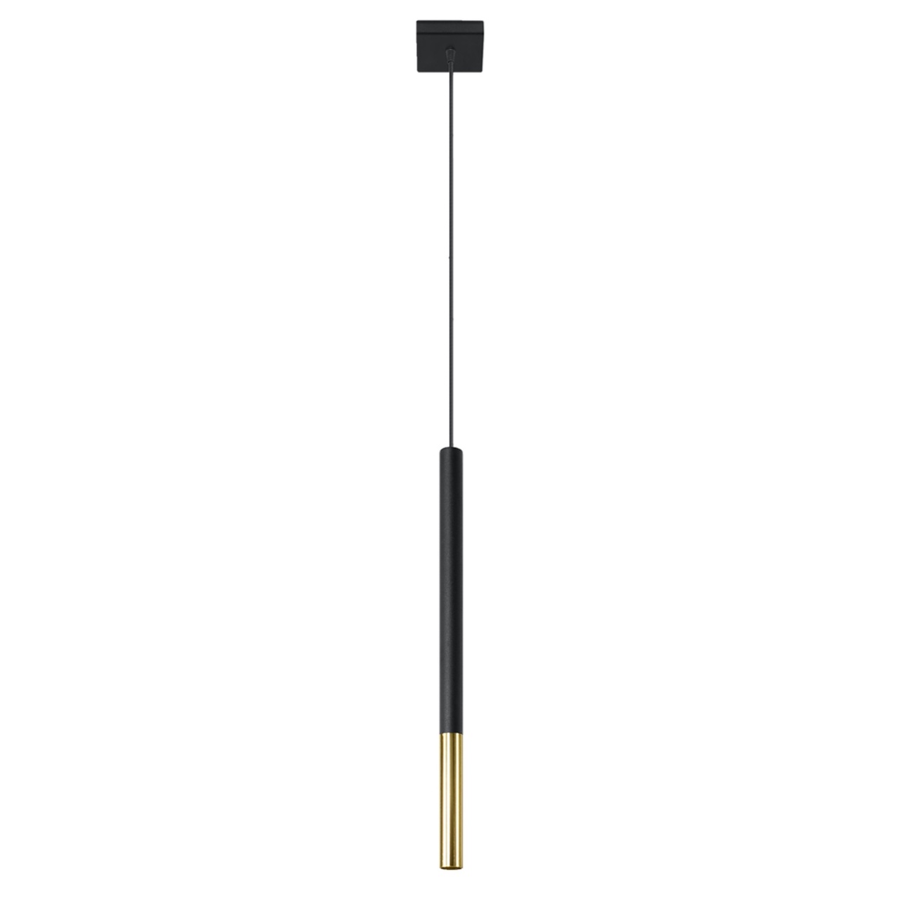 Lustra suspendata Mozaica Auriu 8x8x100 cm