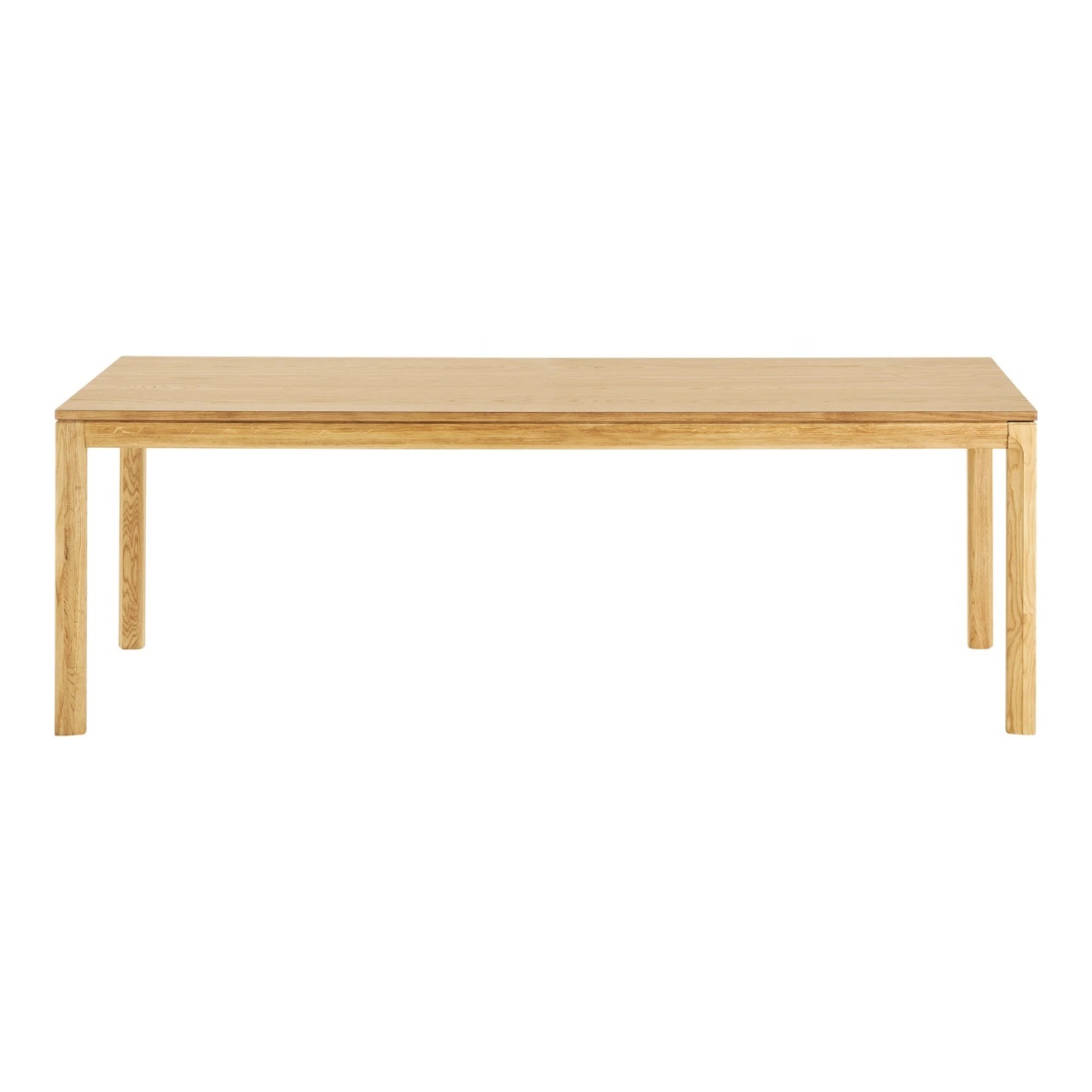 Masa dining Bowen, Natural, 320x100x75 cm, Stejar