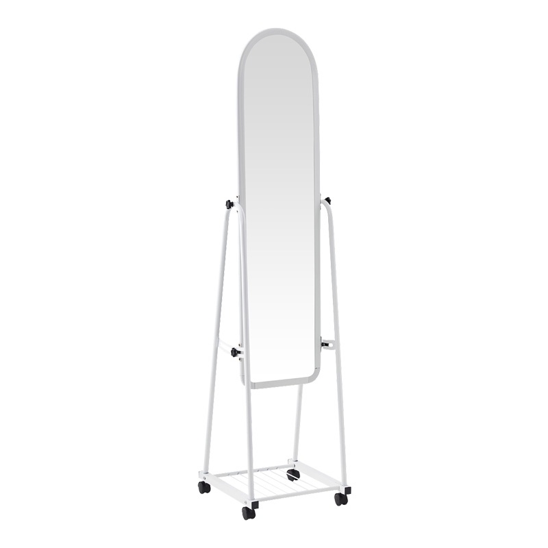 Oglinda cu rafturi Lomna Alb 38.5x37.5x160 cm