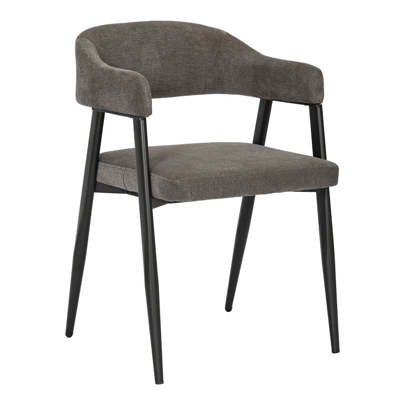 Scaun cu brate Sezan Gri inchis 56x55x78 cm
