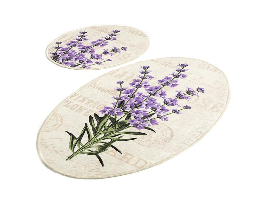 Set 2 Covorase de Baie Lavender
