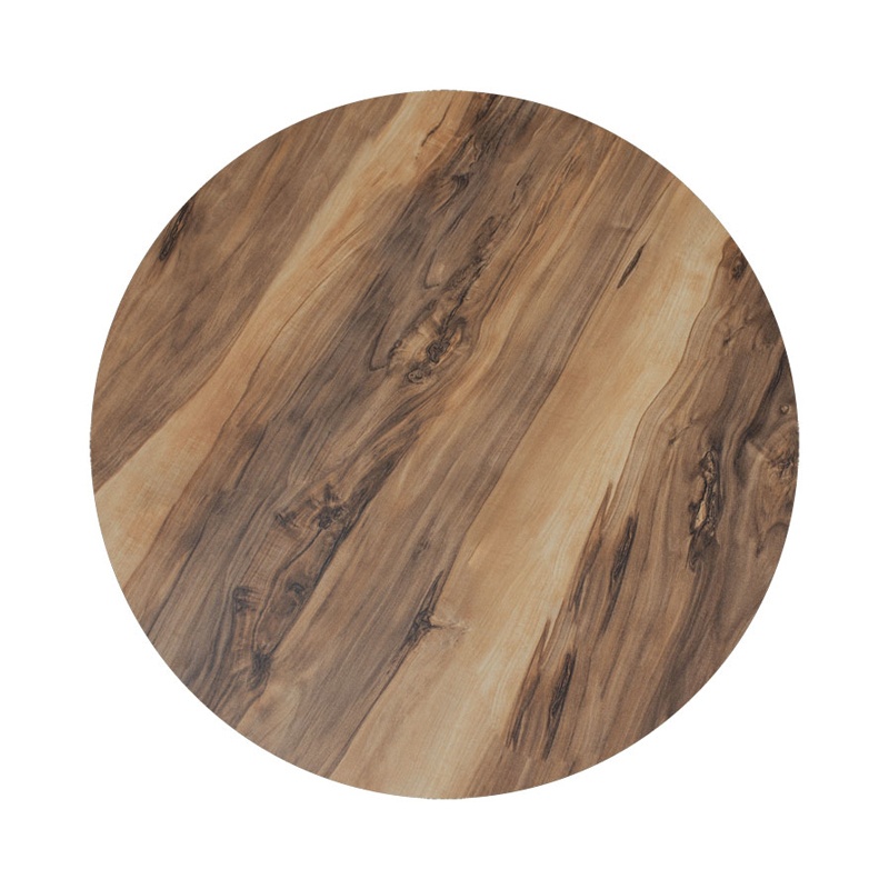 Blat de masa Rotund, Noble, Nuc, 60x60x2.5 cm