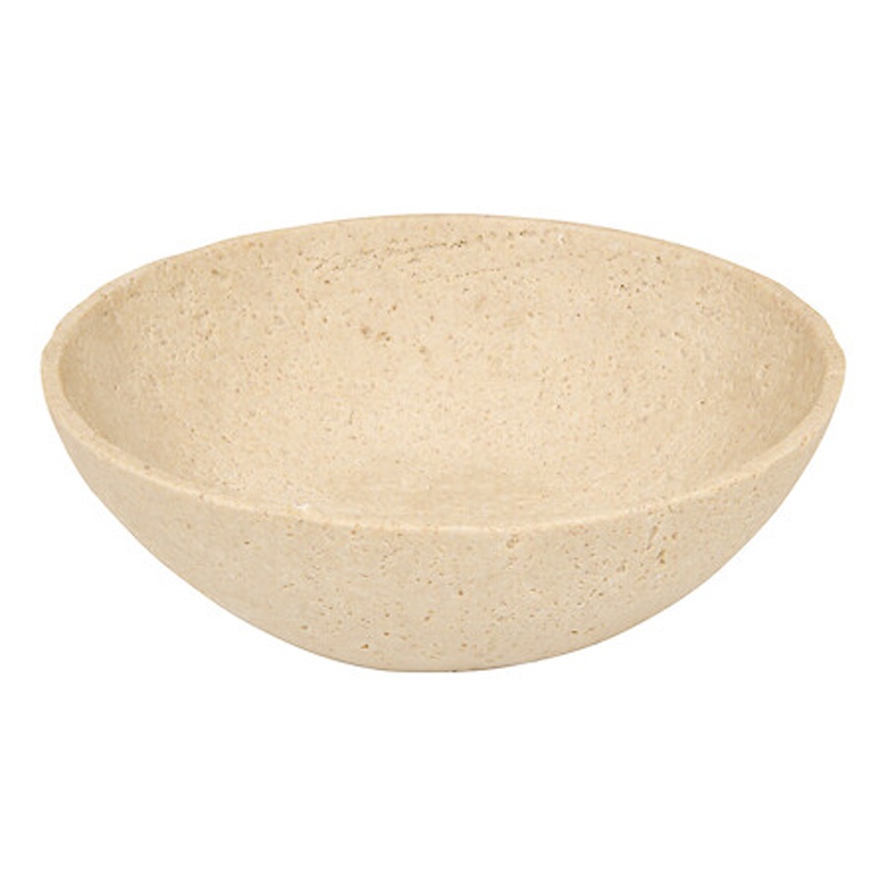 Bol decorativ, Serio, Bej, 24.5x24.5x7.5 cm