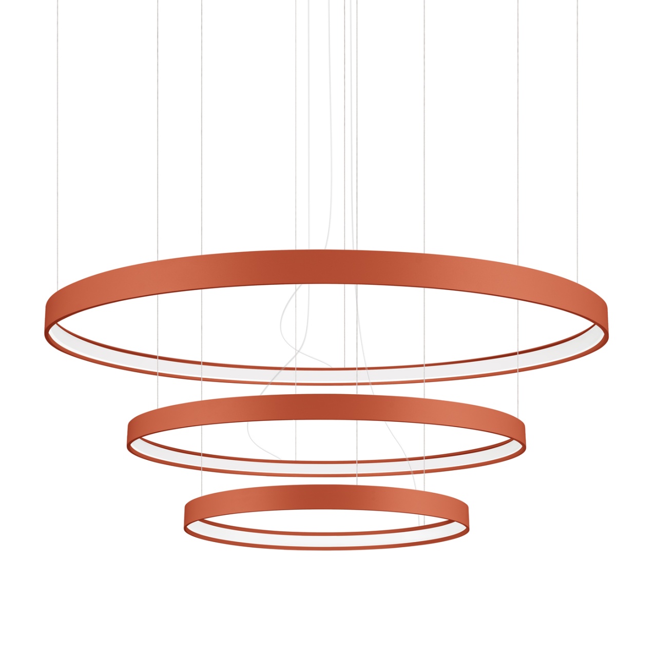 Candelabru LED Rio 3 Rosu 3000K 110x110x150 cm