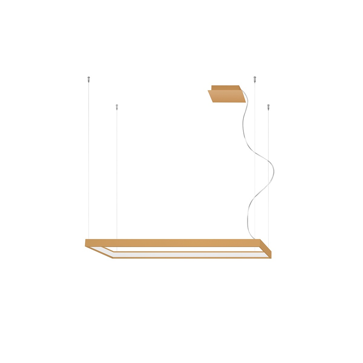 Candelabru LED Tuula Auriu 4000K 100x30x150 cm