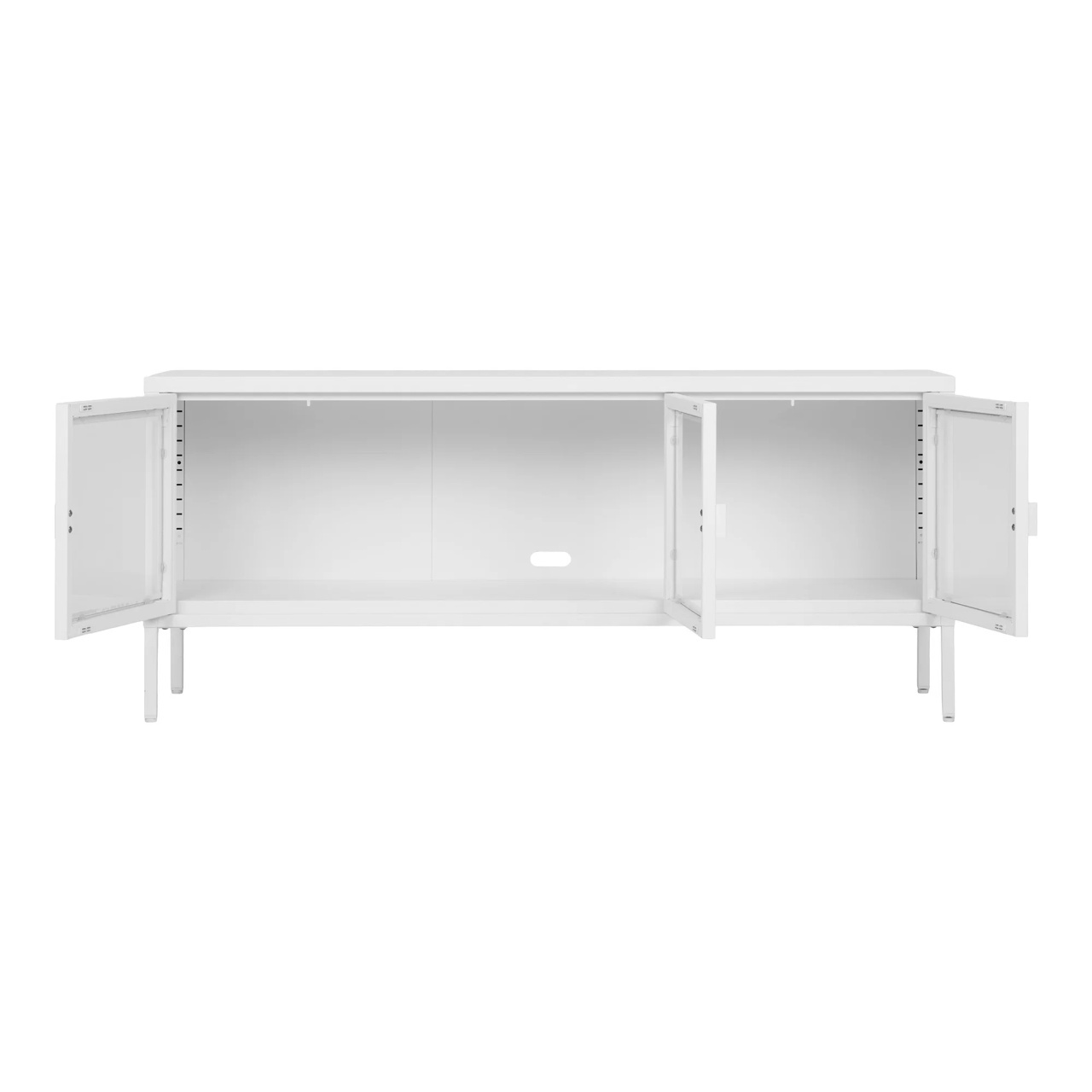 Comoda TV Brisbane, Alb, 40x130x55 cm