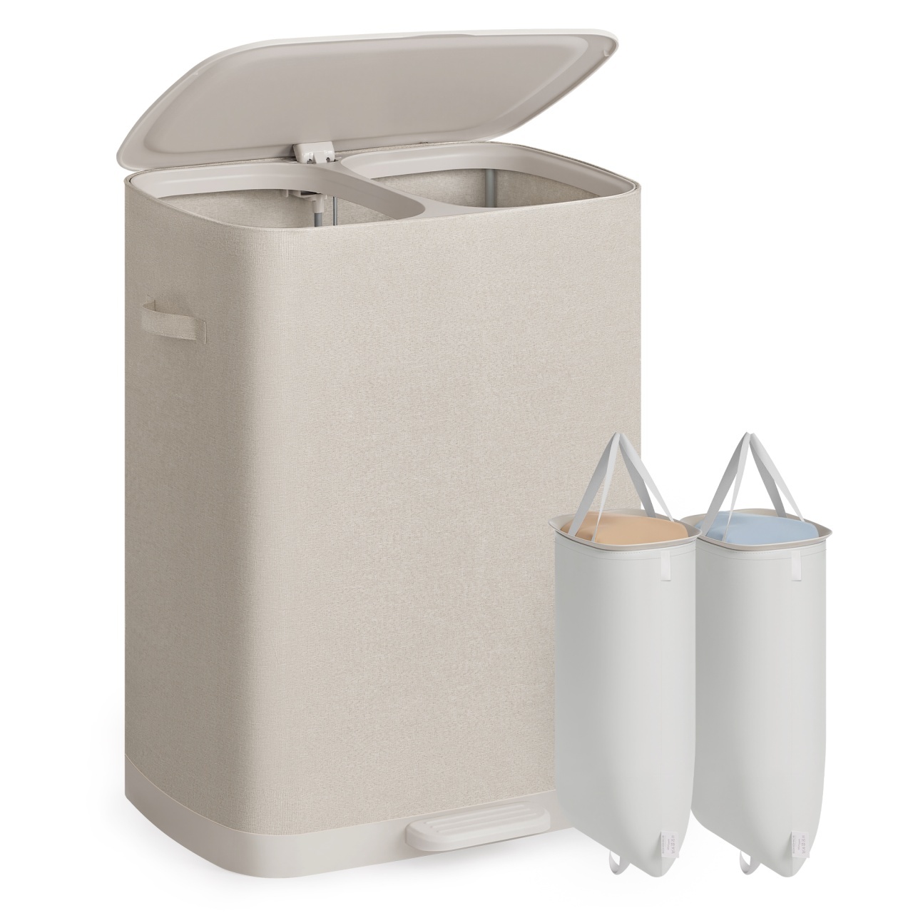 Cos de rufe Brosi Bej 56x40.5x75 cm
