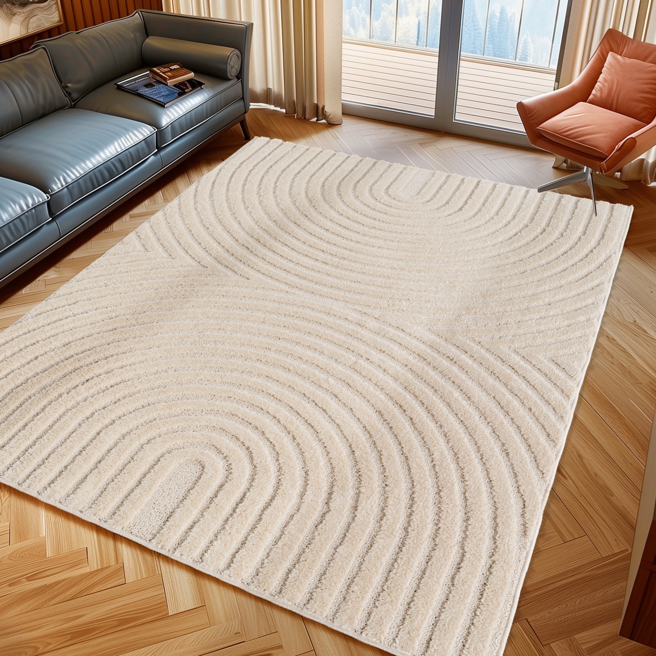 Covor Art boho V2 Crem 120x170 cm