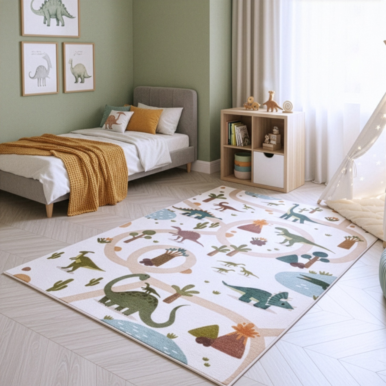 Covor Coco V1 Crem 200x290 cm