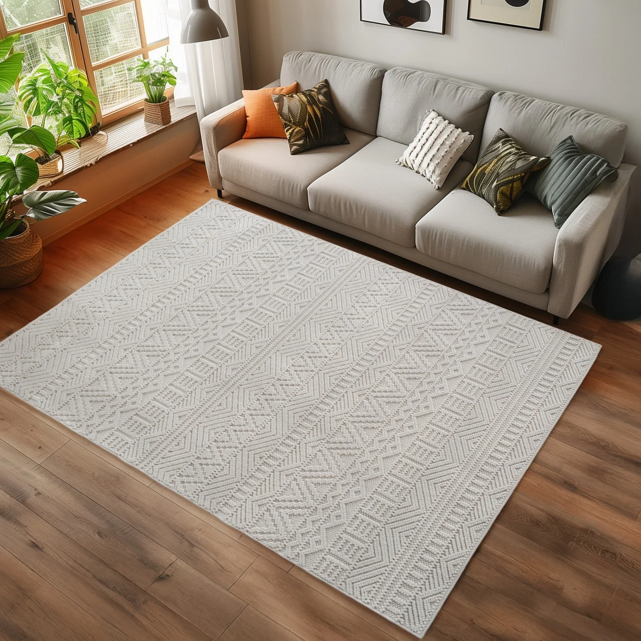 Covor Helix etno V3 Crem 240x340 cm