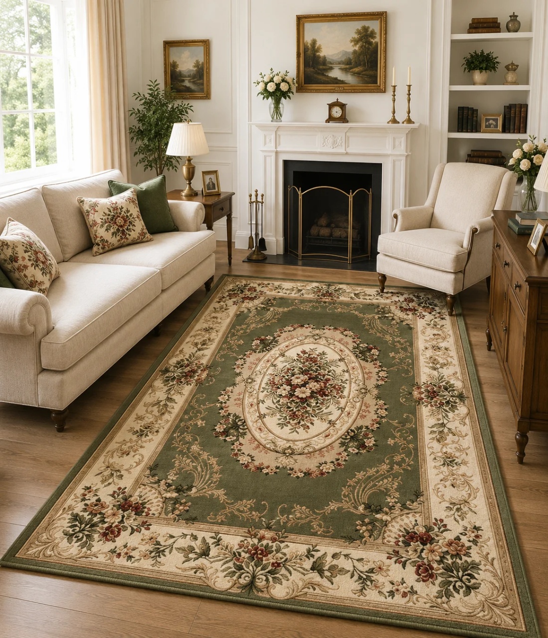 Covor, Lotos, Verde, 80x200 cm, Delta Lotos 1557 310