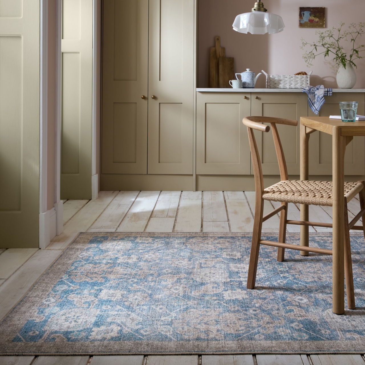 Covor Orelia Global Albastru 190x290 cm, Flair Rugs