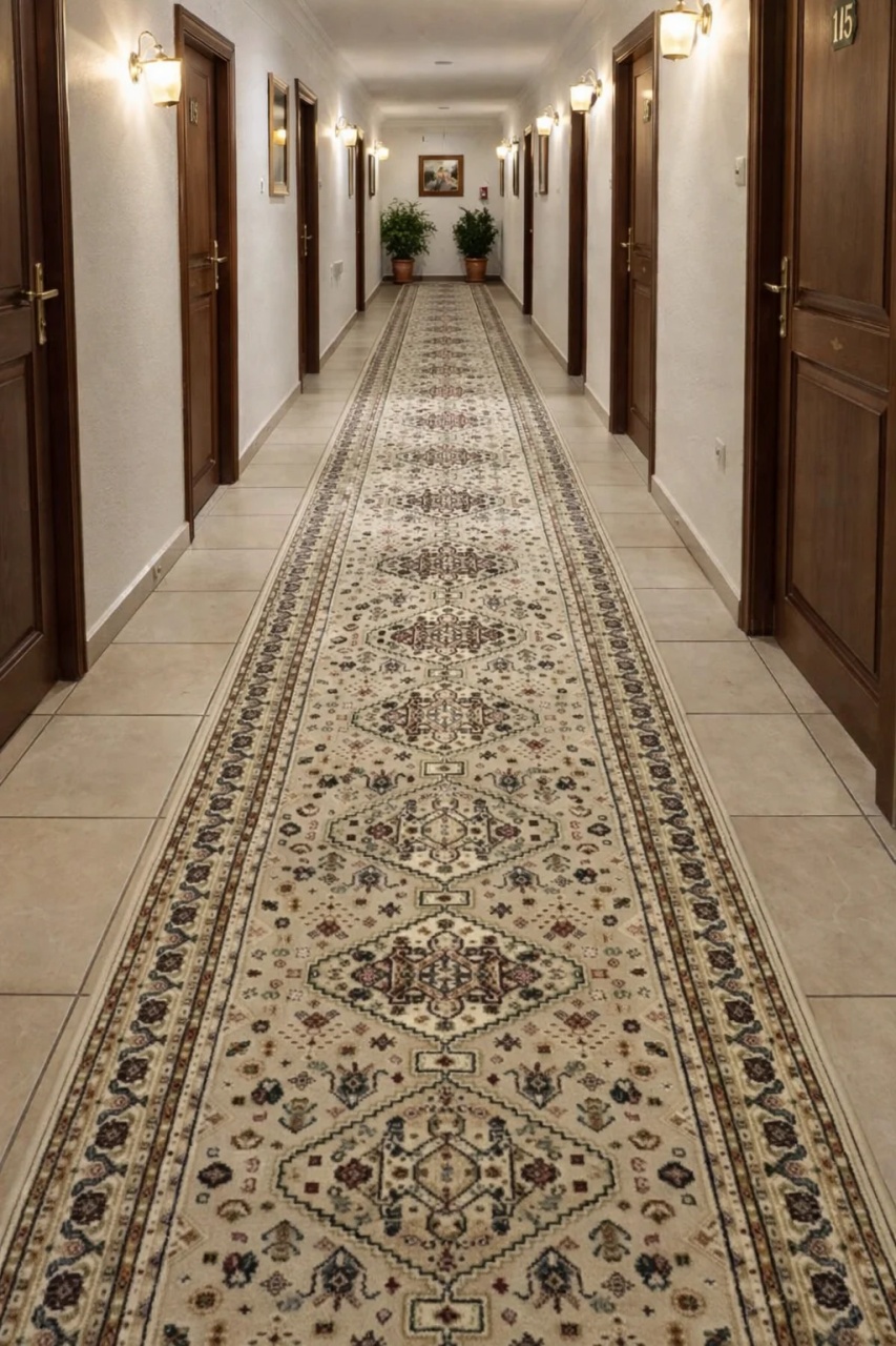Covor Traversa, Lotos, Crem, 80x900 cm, Delta 15040
