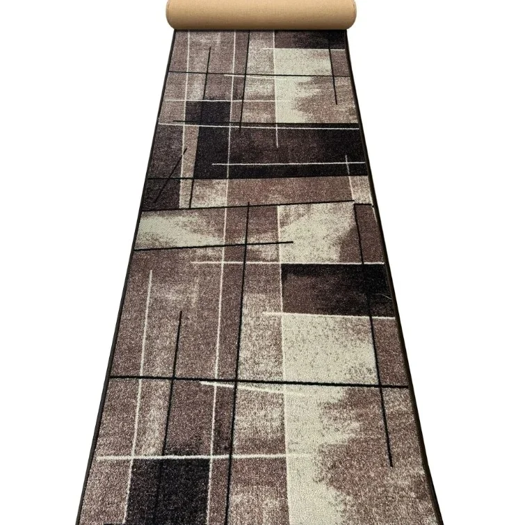 Covor Traversa, Print, Bej, 80x600 cm, Delta