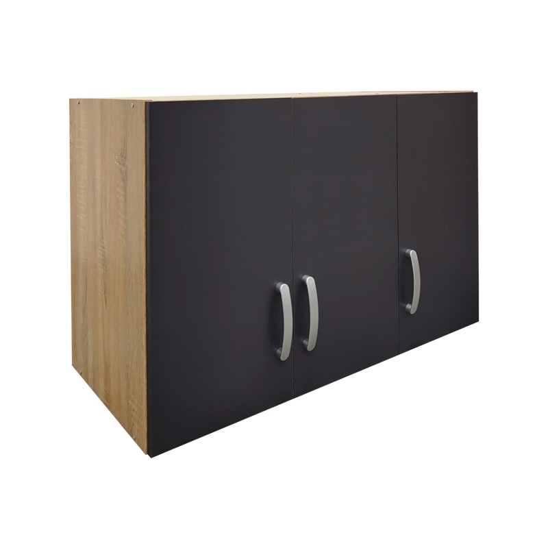 Dulap haine cu 3 usi Lego Antracit 90x41.5x60 cm