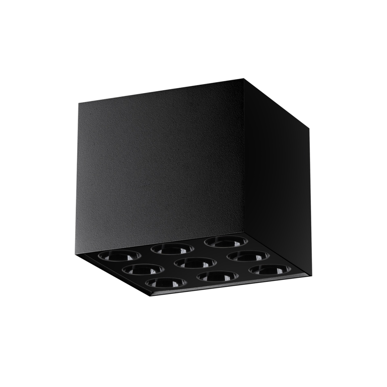 Lustra LED Ozzy Negru 4000K 9.5x9.5x8.3 cm