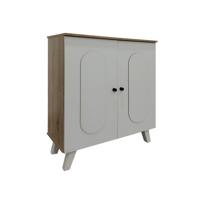Pantofar Cathi Alb 80x34x95 cm