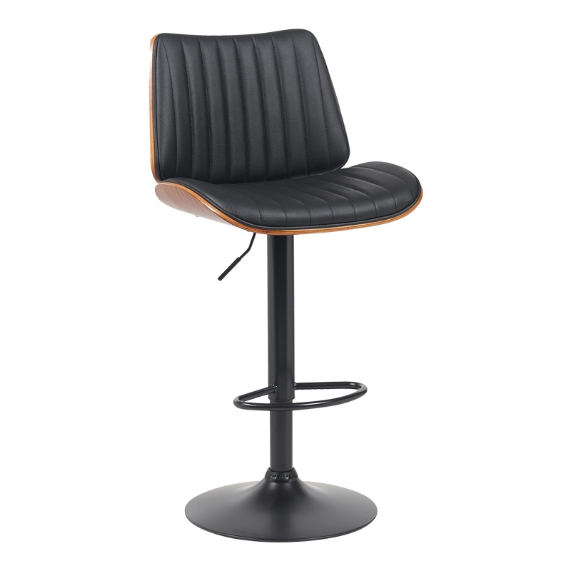 Scaun de bar Amani Negru 50.5x54x107.5 cm