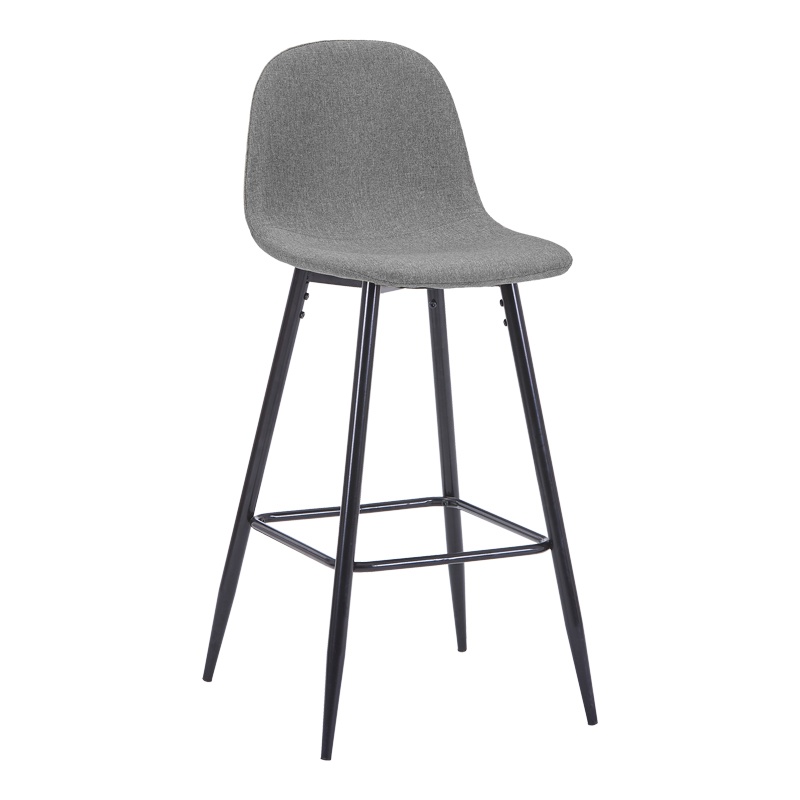 Scaun de bar Bella, Antracit, 41.5x49x108 cm