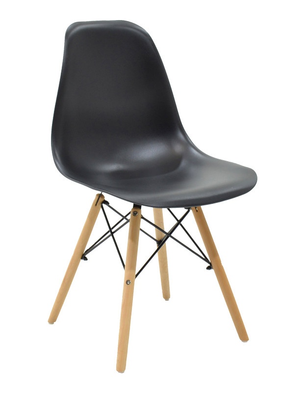 Scaun Julita Negru 46x52x81 cm
