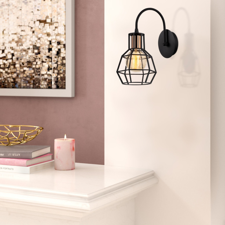 Aplica Kapadokya - N-1160 Negru/Bronz
