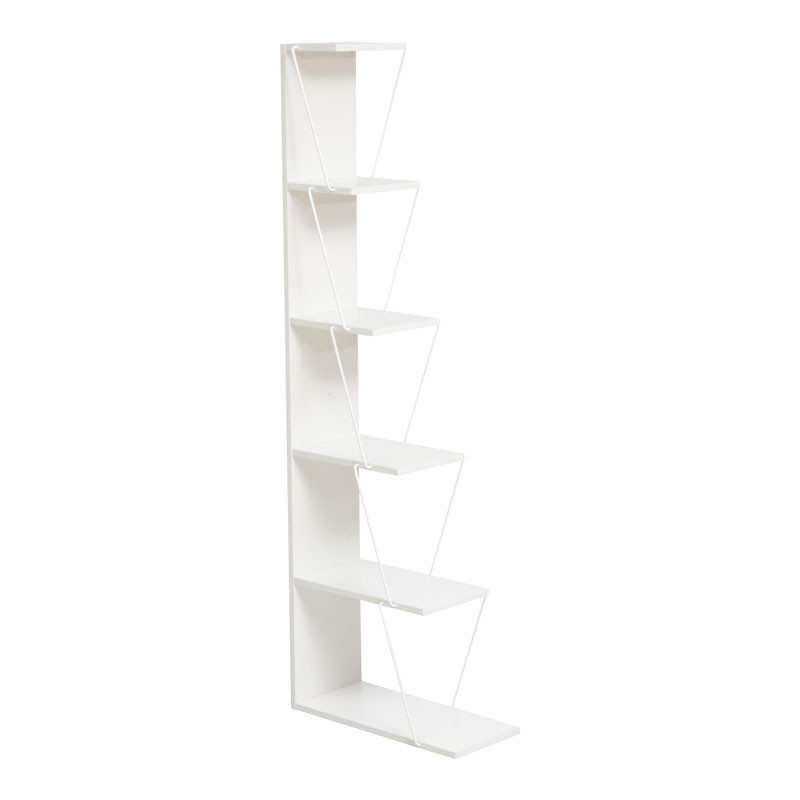 Biblioteca mini Tars alb 50x22x150cm