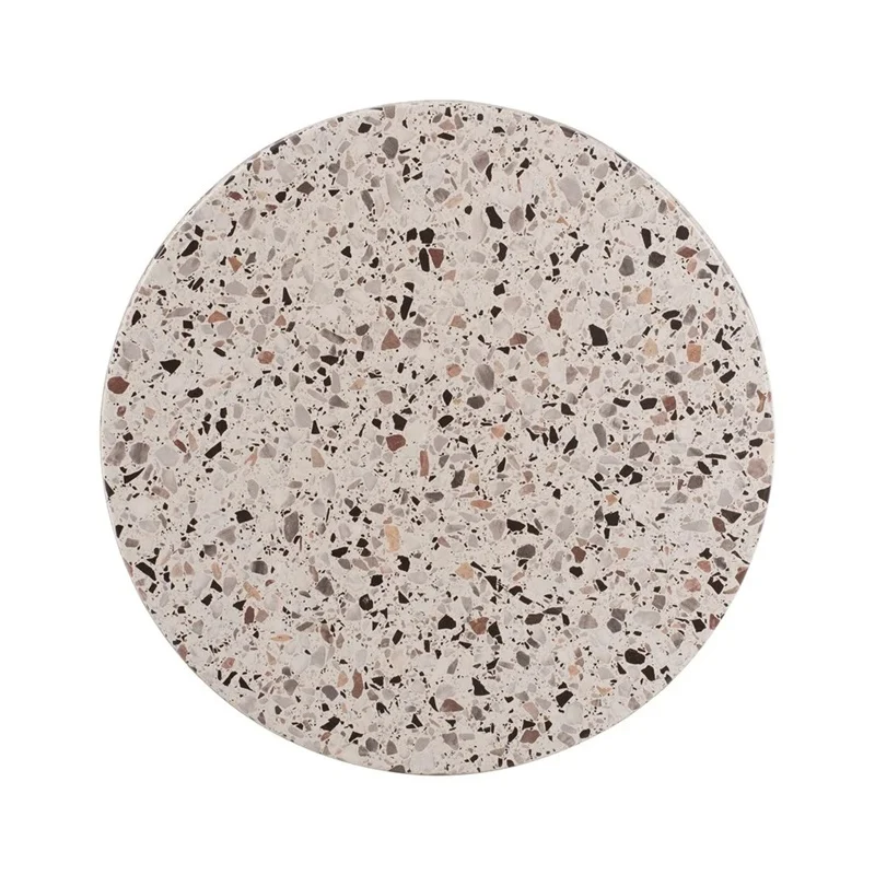 Blat de masa Rotund, Mala, Gri, 60x60x2.5 cm