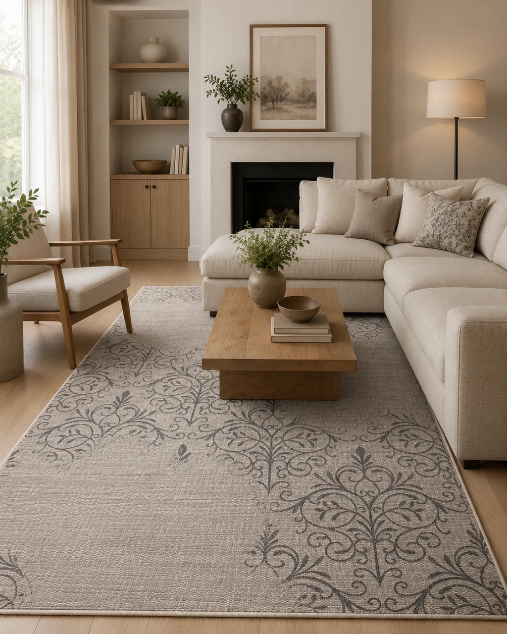 Covor, Jeans, Crem, 80x200 cm, Delta 6078 3301