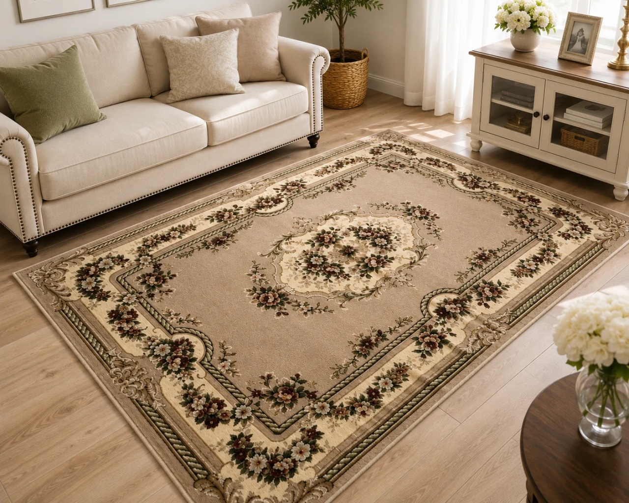 Covor, Lotos, Bej, 150x230 cm, Delta 575 110