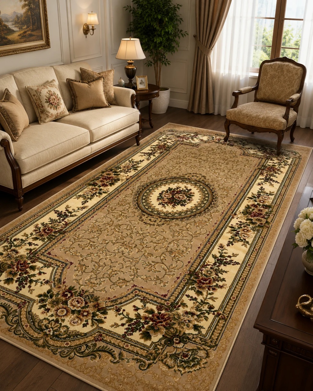 Covor, Lotos, Bej, 60x110 cm, Delta Lotos 571 110