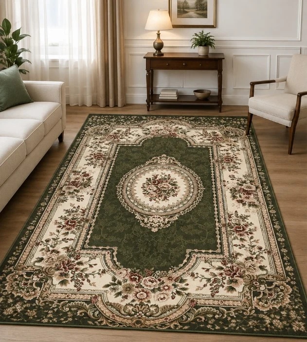 Covor, Lotos, Verde, 60x110 cm, Delta 571 310