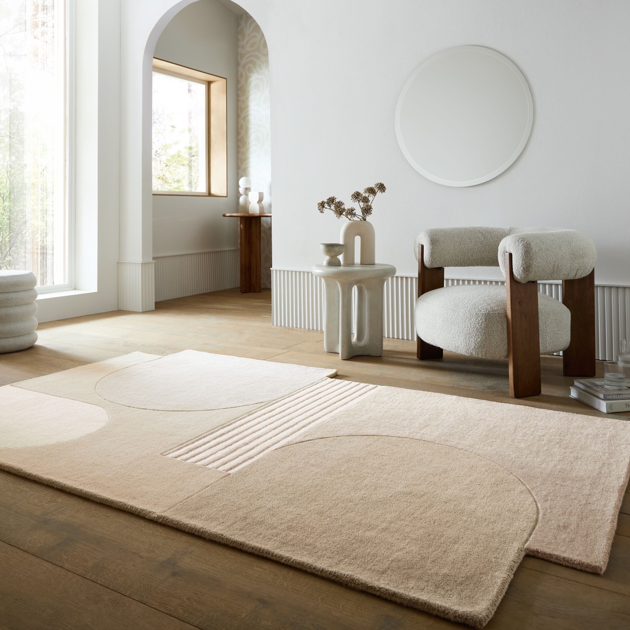 Covor Lozenge Natural 150x240 cm